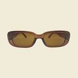 Sydney Sunglasses in Brown on Brown