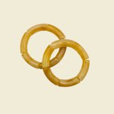 JANE BRACELET IN FROSTED BURNT ORANGE (SET OF TWO)