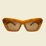 Andrea Sunglasses in Burnt Orange