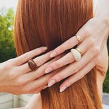 Lindsay Acrylic Rings SZ 7 (set of two)