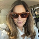 Andrea Sunglasses in Burnt Orange